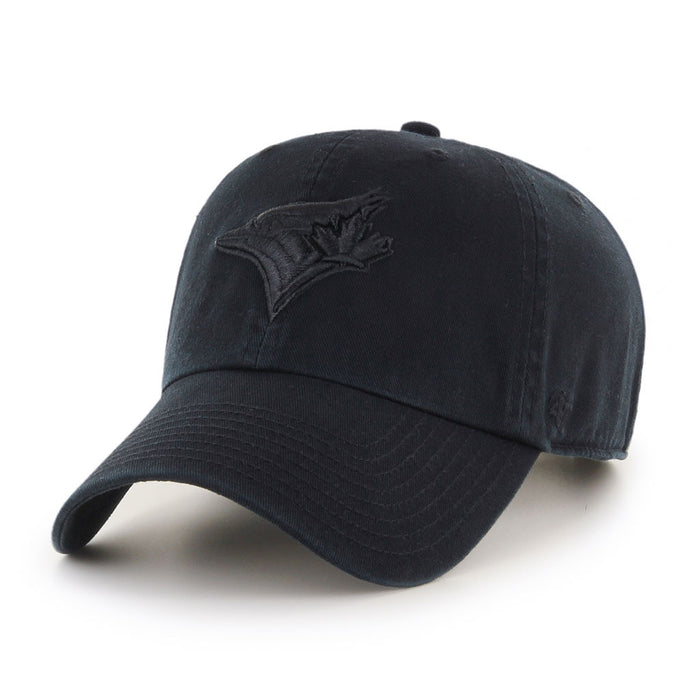 Toronto Blue Jays Black on Black Clean Up '47 Brand Adjustable Hat