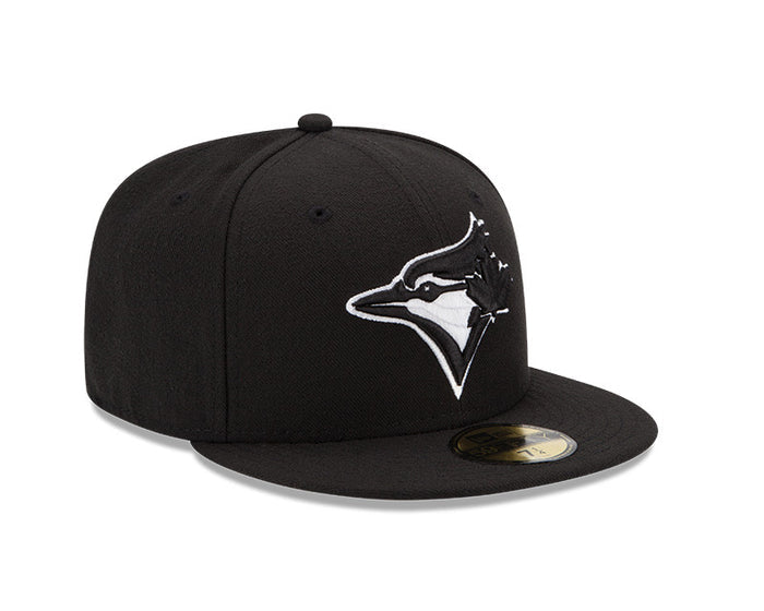 Toronto Blue Jays Black/White 59Fifty Fitted Hat