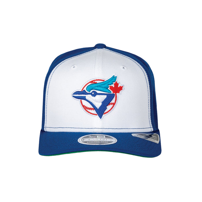Toronto Blue Jays Cooperstown Collection New Era 9SEVENTY SnapBack Hat - TwoTone Blue/White