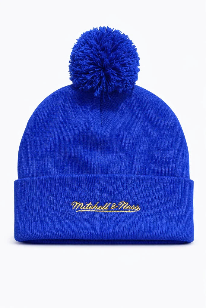 Toronto Blue Jays Mitchell & Ness MLB 2025 World Series Knit Pom Toque - Blue