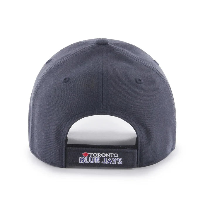 Toronto Blue Jays MVP Two-Tone 47 Brand Adjustable Hat - Black/Blue