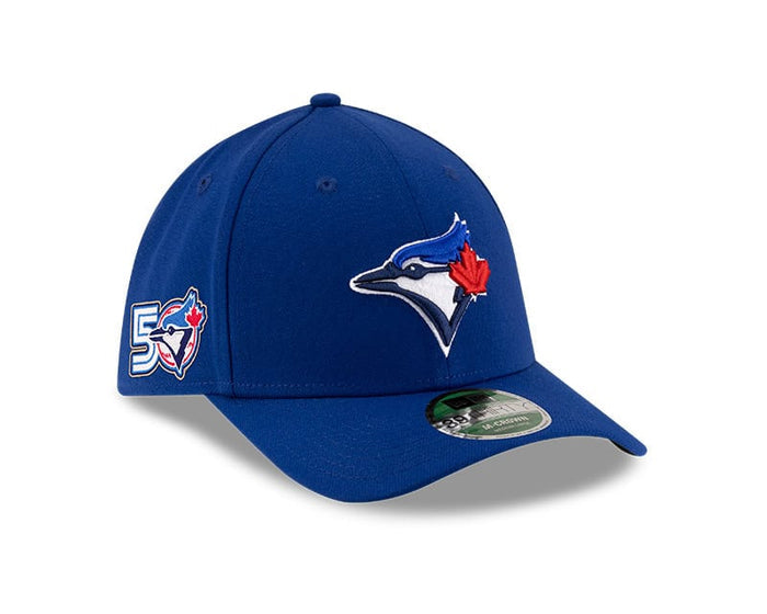 Toronto Blue Jays New Era 50th Season Anniversary - 39THIRTY Flex Hat - Royal Blue