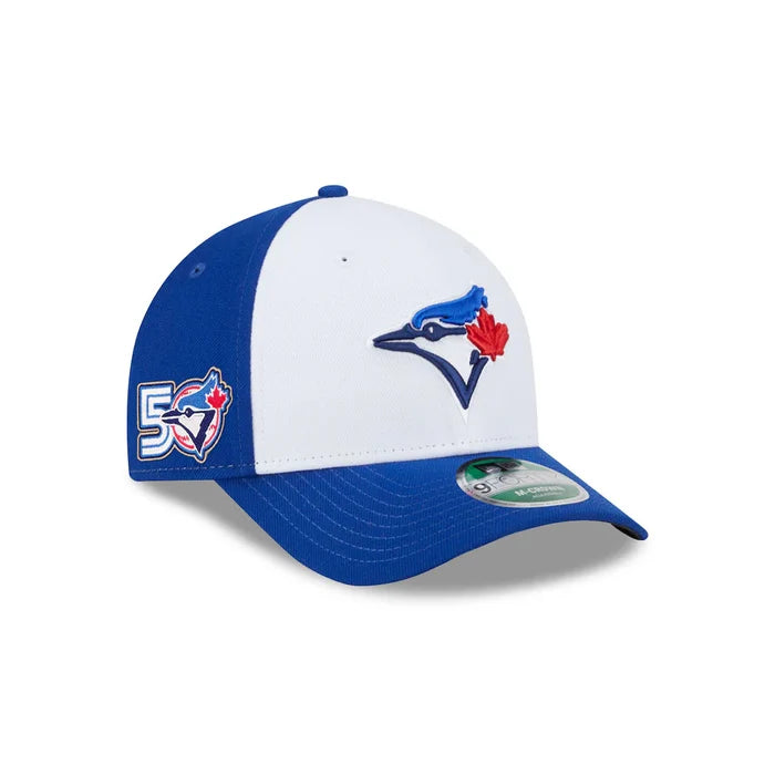 Toronto Blue Jays New Era 50th Season Anniversary On-Field 9FORTY 2-Tone M-Frame SnapBack Hat