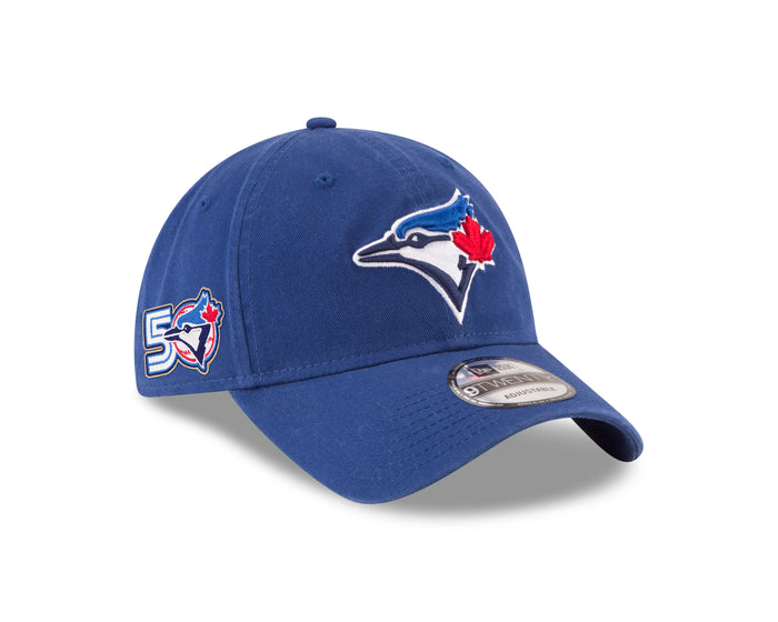 Toronto Blue Jays New Era 50th Season Anniversary On-Field 9TWENTY Rush Blue Adjustable Hat