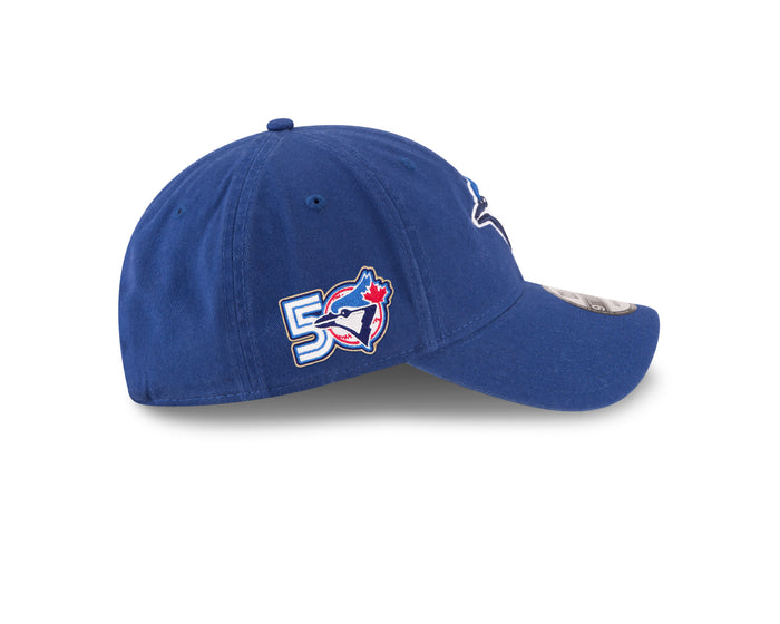 Toronto Blue Jays New Era 50th Season Anniversary On-Field 9TWENTY Rush Blue Adjustable Hat