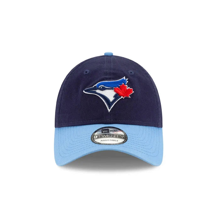 Toronto Blue Jays New Era 50th Season Anniversary On-Field 9TWENTY Two-Tone Alt 4 Blue Adjustable Hat