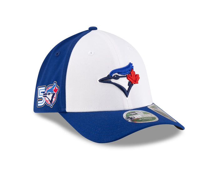Toronto Blue Jays New Era Alt 3 50th Season Anniversary - 39THIRTY Flex Hat - White/Blue