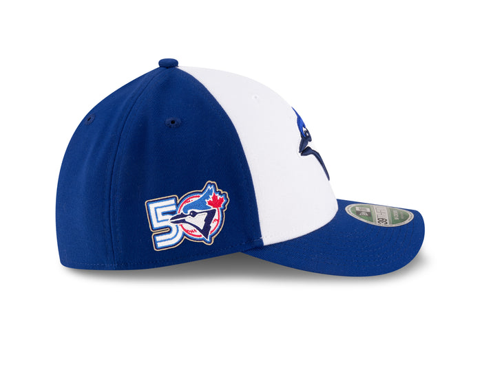 Toronto Blue Jays New Era Alt 3 50th Season Anniversary - 39THIRTY Flex Hat - White/Blue