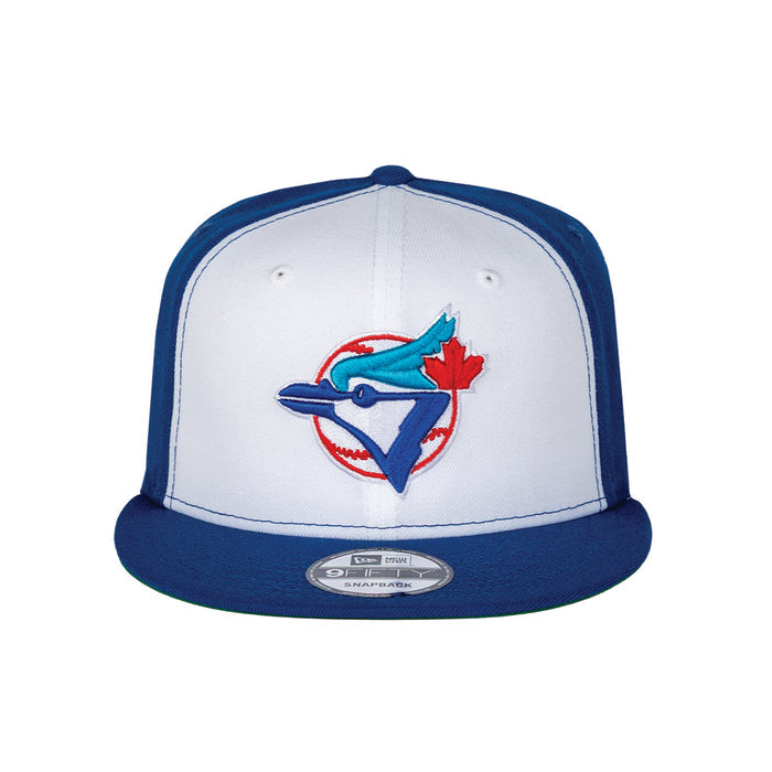 Toronto Blue Jays New Era Cooperstown Collection On-Field 9FIFTY SnapBack Hat - TwoTone Blue