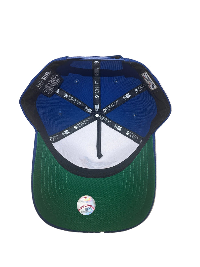 Toronto Blue Jays New Era Cooperstown Collection On-Field 9FORTY Rush Blue A-Frame SnapBack Hat