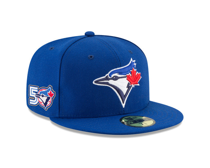 Toronto Blue Jays New Era Game Royal Blue - 50th Season Anniversary 59FIFTY Fitted Hat with Embroidered Patch