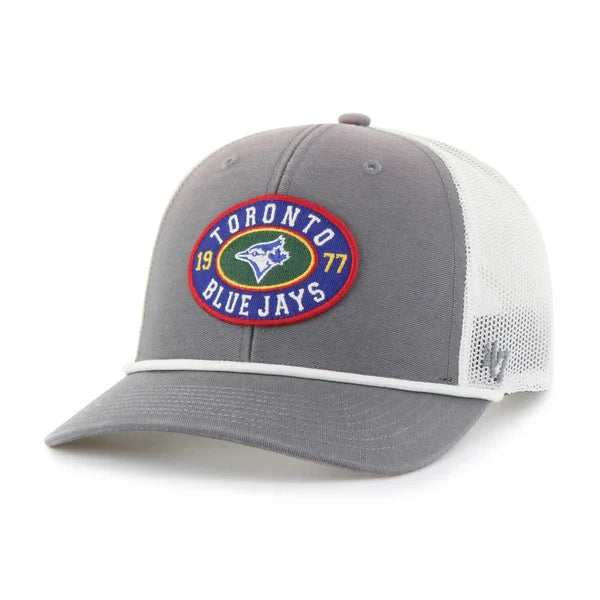 Toronto Blue Jays Tide-Sweep Rope 47' Brand Trucker Snap-Back Hat