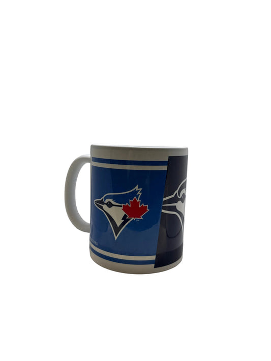 Toronto Blue Jays Triple Logo 11oz Sublimated Mug - White/Blue