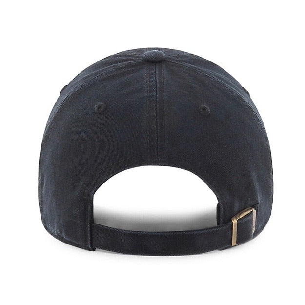Toronto Maple Leafs Black on Black Clean Up '47 Brand Adjustable Hat