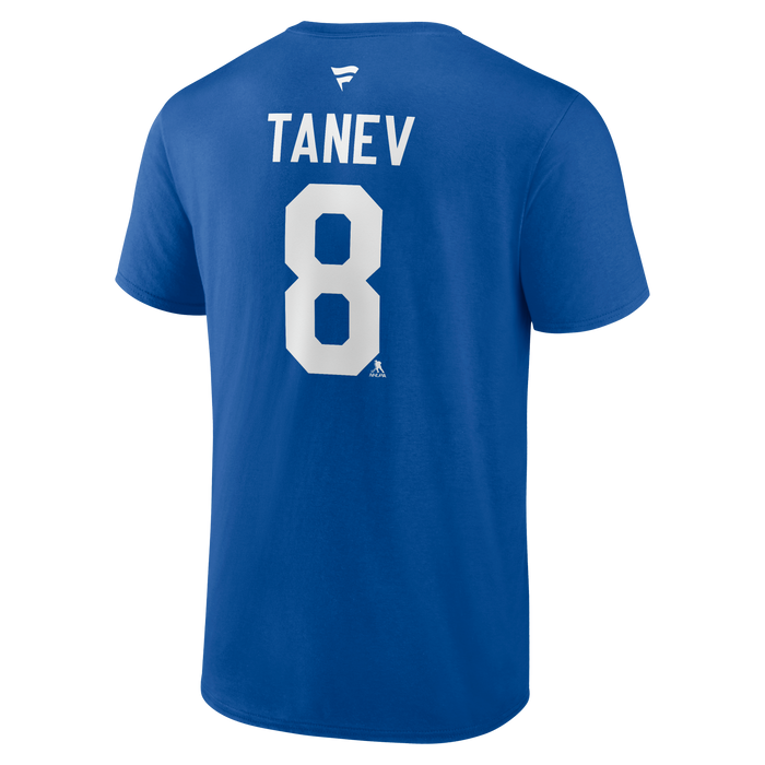 Toronto Maple Leafs Cris Tanev #8 Fanatics Name and Number T-Shirt