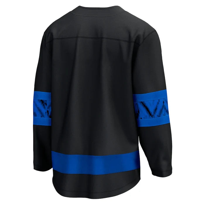 Toronto Maple Leafs Fanatics Branded Black - Alternate Premier Breakaway Reversible Jersey - Flip