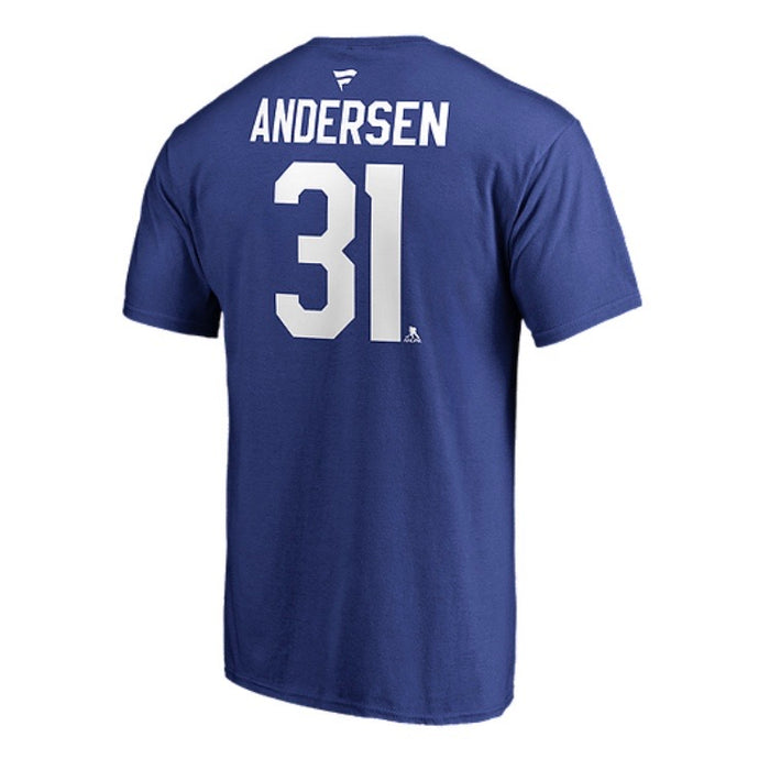 Toronto Maple Leafs Frederik Andersen #31 Fanatics Name and Number T-Shirt