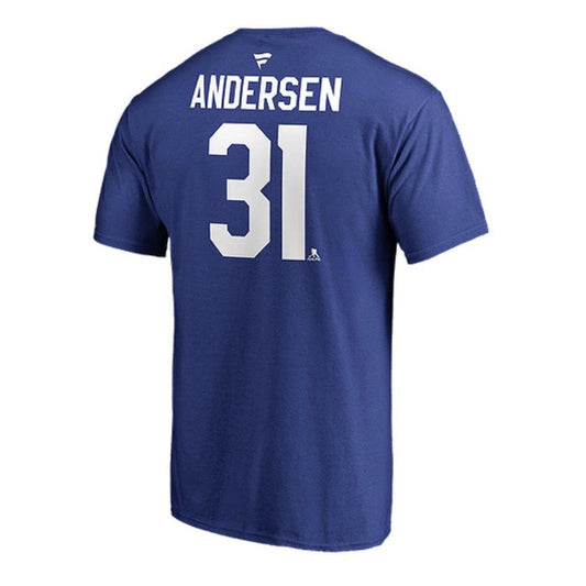 Toronto Maple Leafs Frederik Andersen #31 Fanatics Name and Number T-Shirt