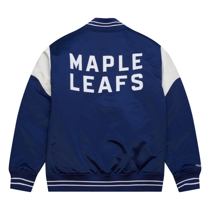 Toronto Maple Leafs Mitchell & Ness Heavyweight Satin Jacket