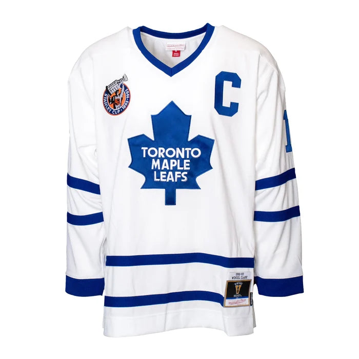Toronto Maple Leafs Wendel Clark #17 Mitchell & Ness 1992-93 Hardwood Classic Swingman Jersey