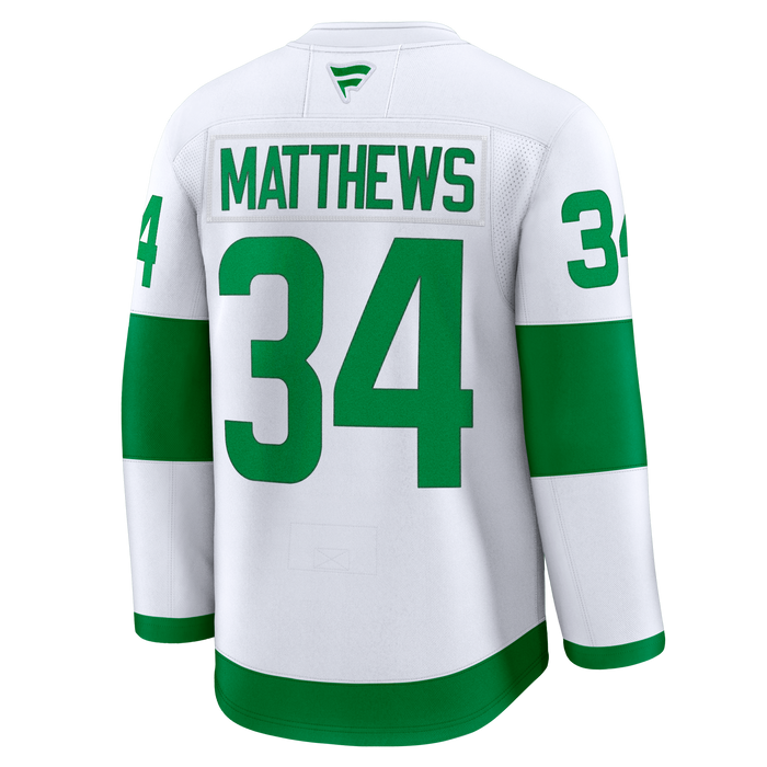 Toronto Maples Leafs St. Pats Auston Matthews #34 "C" Fanatics Premium Jersey