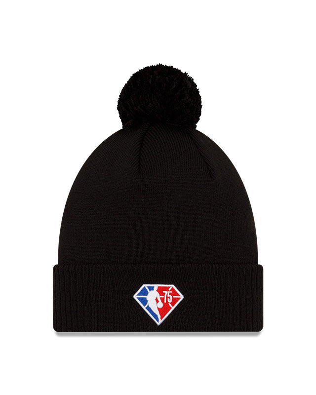 Toronto Raptors Alternate New Era Black and Gold City Series 21 Pom Knit Toque