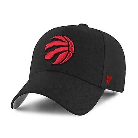 Toronto Raptors Black Alt NBA 47 Brand MVP Basic Adjustable Hat