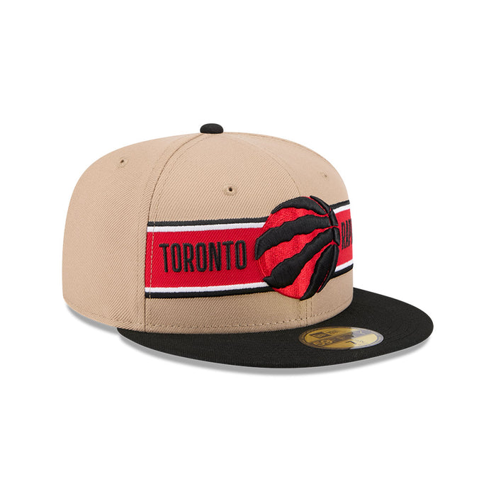 Toronto Raptors New Era 2024 NBA Draft 59FIFTY Fitted Hat - Tan/Black