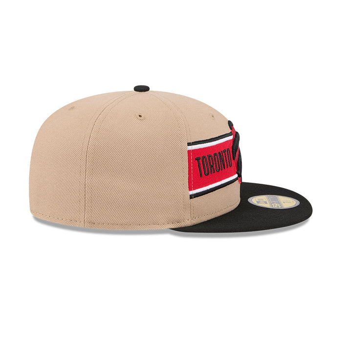 Toronto Raptors New Era 2024 NBA Draft 59FIFTY Fitted Hat - Tan/Black