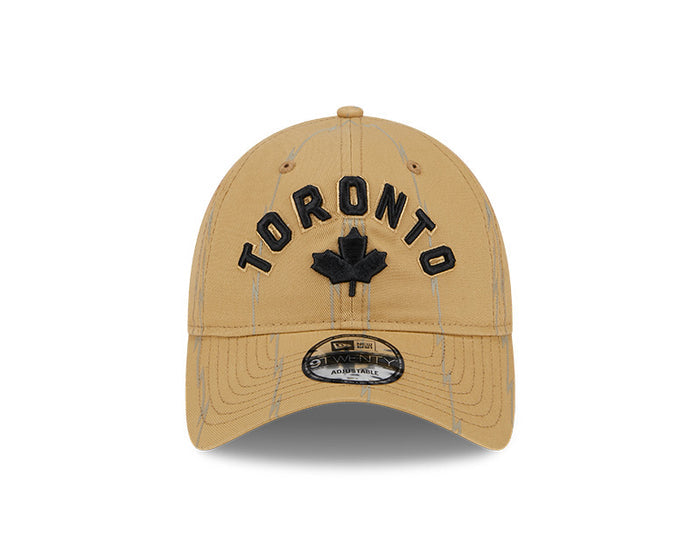 Toronto Raptors New Era 23/24 City Edition 9TWENTY Adjustable Hat - Tan