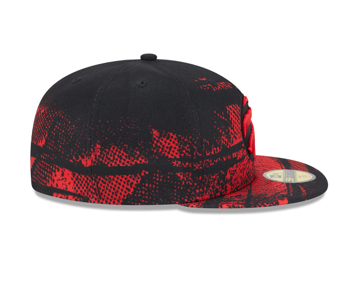 Toronto Raptors New Era Black Tip-Off 59FIFTY Hat