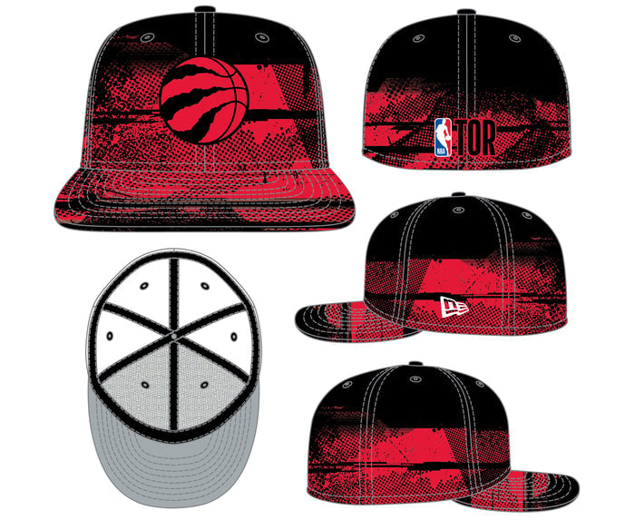 Toronto Raptors New Era Black Tip-Off 59FIFTY Hat