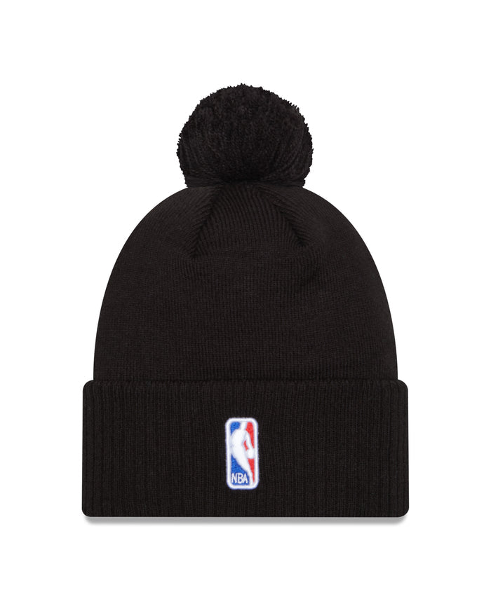 Toronto Raptors New Era City Edition 2023-24 Pom Knit Toque - Black/Gold
