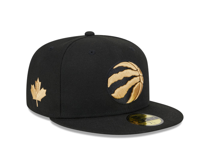 Toronto Raptors New Era City Edition 23/24 59FIFTY Fitted Hat - Black