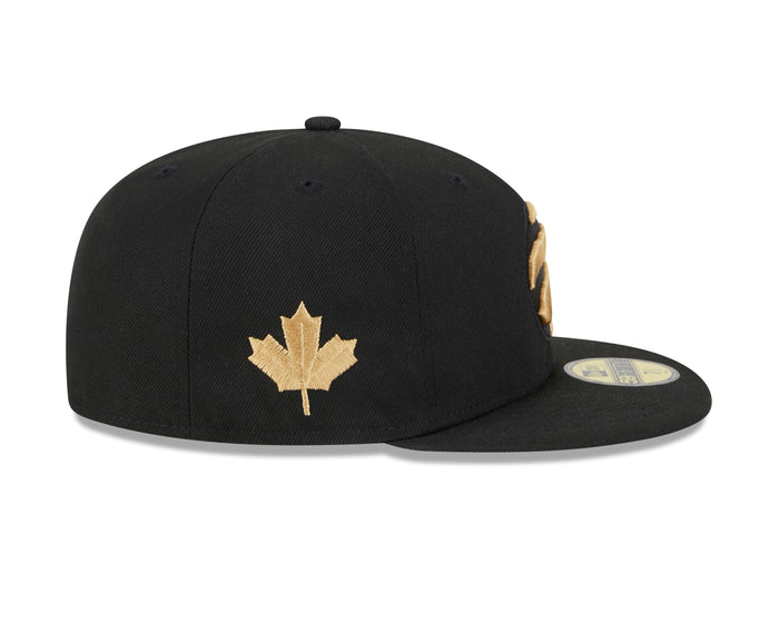 Toronto Raptors New Era City Edition 23/24 59FIFTY Fitted Hat - Black
