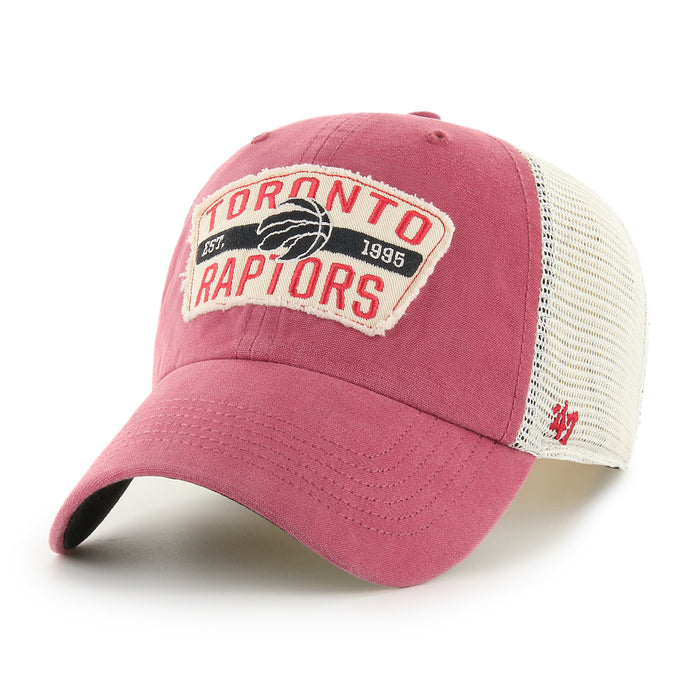 Toronto Raptors Red Crawford 47 Brand Clean Up Hat