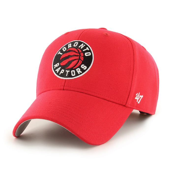 Toronto Raptors Red NBA 47 Brand MVP Basic Adjustable Hat