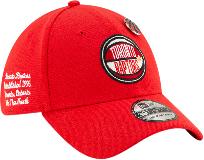 Toronto Raptors Red New Era 2019 NBA Draft 39Thirty Hat