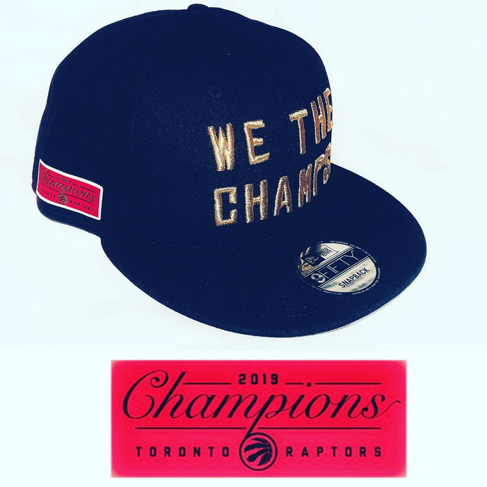 Toronto Raptors WE THE CHAMPS New Era Champions Side Patch Side Snapback