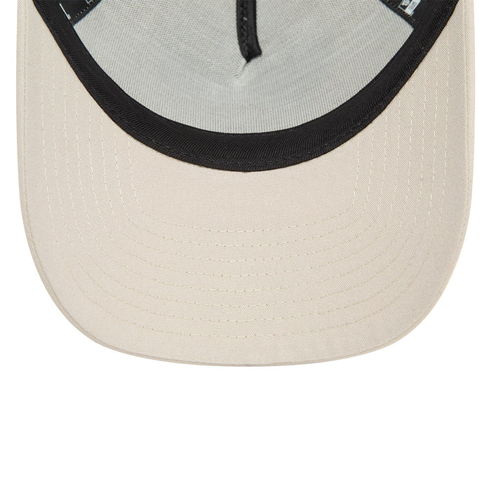 Tottenham Football Club Purple Gold Logo Cream / Black Trucker New Era Adjustable Hat
