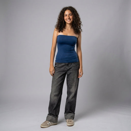 Tube Top-Indigo