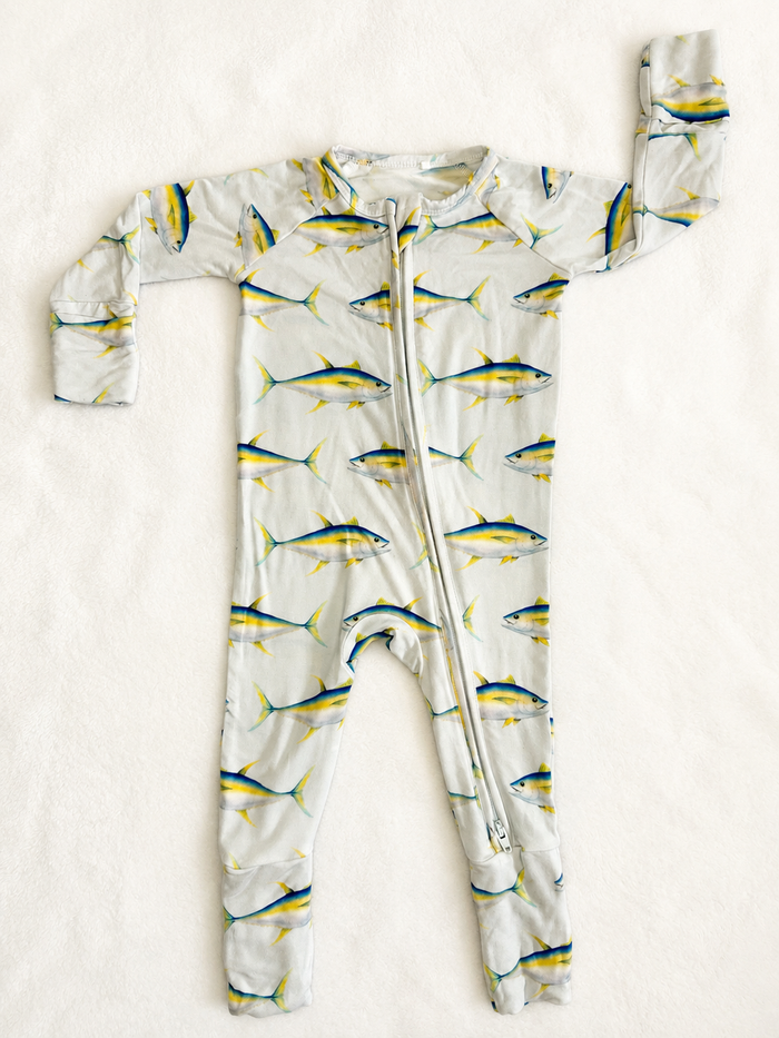 Tuna Tots - Bamboo Zippy Sleeper Pajamas - Ready to Ship