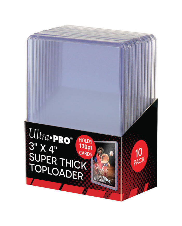 Ultra Pro Toploaders 3X4 SUPER Thick 130pt Pack
