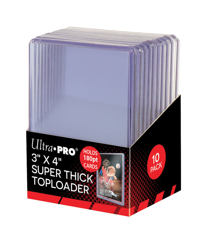 Ultra Pro Toploaders 3X4 Super Thick 180pt Pack