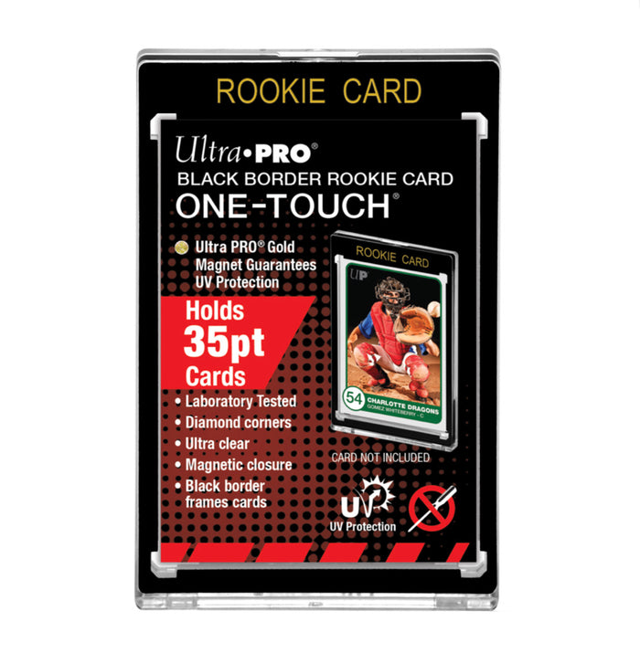 Ultra Pro UV One-Touch ROOKIE Black Border Magnetic Holder 35pt