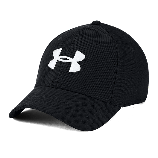 Under Armour Men's Blitzing 3.0 Stretch Fit Hat - Black White