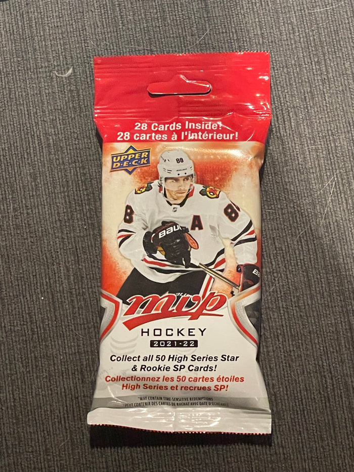 Upper Deck MVP 2021-22 Hockey (28 cards per pack) Fat Pack