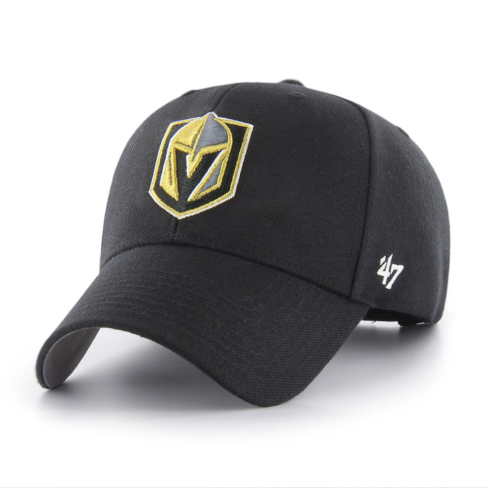 Vegas Knights Black 47 Brand MVP Basic Adjustable Hat