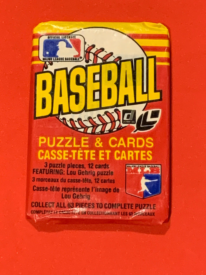 VINTAGE 1985 Donruss Leaf Baseball MLB Trading Cards - 1 pack /12 cards