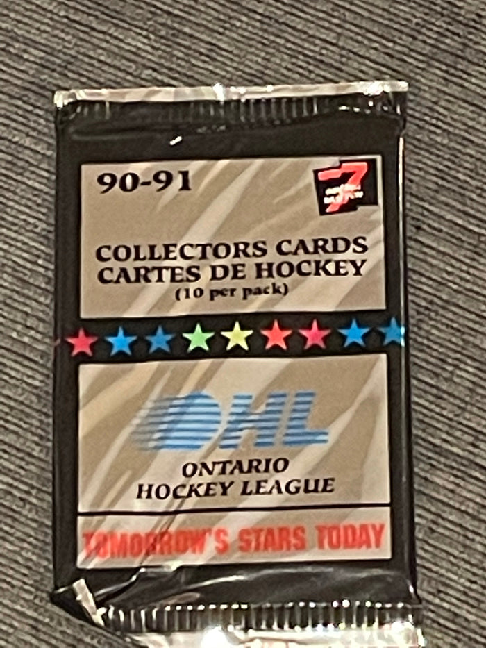 VINTAGE 1990-91 OHL 7th Inning Sketch Hockey Cards -1 Pack / 10 Cards